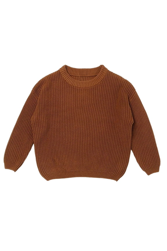 Girls Sweaters Solid Color Embroidered Name Knitwear for Baby Girls Winter Warm Sweater Soft Toddler Clothing Autumn Top Size:6-12 Months