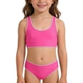 thumbnail image 1 of lnmuld Girls' Two Piece Bikini Swimsuit Set Cute Beach Bathing Suit Kids Casual Swim Wear Size:8-9 Years, 1 of 5