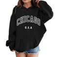 thumbnail image 1 of lnmuld Hoodies for Teen Girls Boys Solid Color Graphic Hooded Sweatshirt Long Sleeve Pullover Soft Casual Kids Top Clothes Size:4-5 Years, 1 of 4