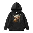 thumbnail image 1 of lnmuld Hoodies for Teens Solid Color Cattle Long Sleeved Hoodie for Size:6-8Years, 1 of 7