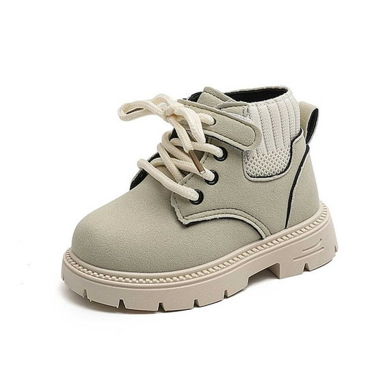 lnmuld Kids Boots Stylish Girls Short Boots for Fall and Winter for Kids with Soft Soles for Outdoor Activities and Everyday Wear Size:18-24 Months