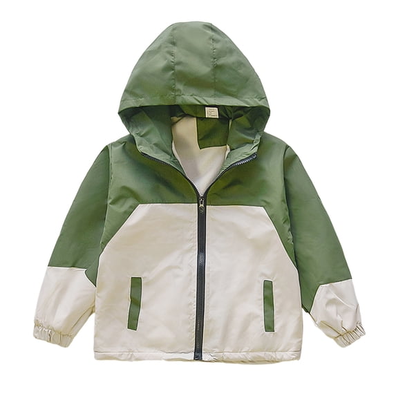 lnmuld Winter Coats for Boys Winter Lined Windbreaker Jacket Thermal Insulated Water Outerwear Coats for Kids Youth Size:6-7 Years