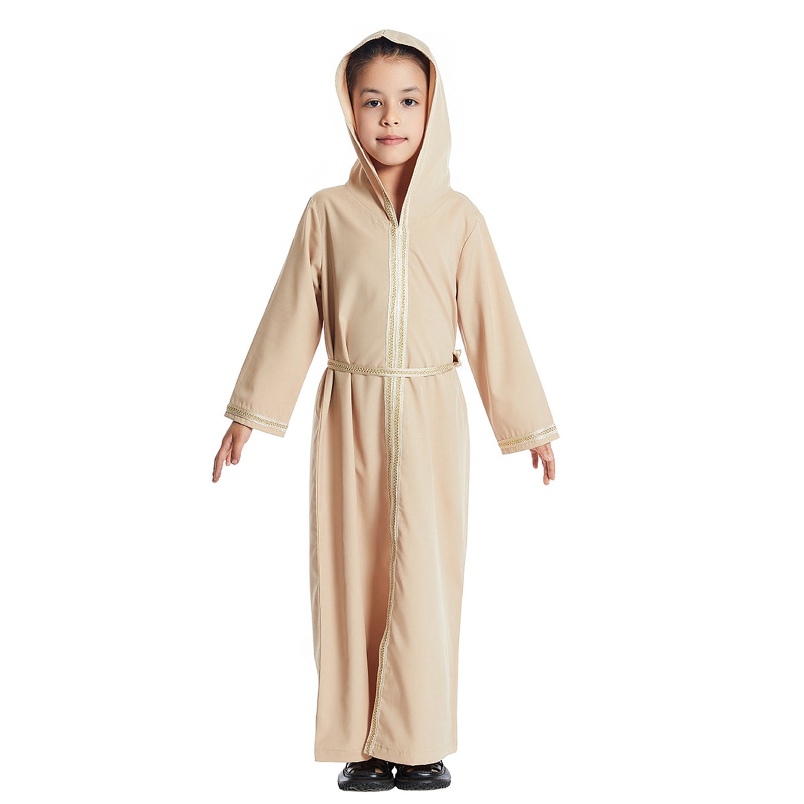 lnmuld Kids Coats Elegant Arabic Kaftan Robe National Traditional ...