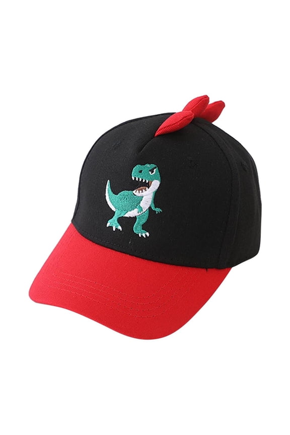 Kids Dinosaur Baseball Cap Adjustable Sun Hat for Outdoor Sports & Play Size:2-8 Years