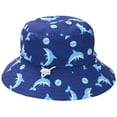 thumbnail image 1 of lnmuld Kids Dinosaur Bucket Hat UPF 50+ Wide Brim Sun Protection Outdoor Beach Play Hat for Toddlers Size:4-8 Years, 1 of 9