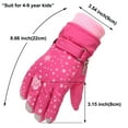 thumbnail image 1 of lnmuld Kids Gloves Kids Winter Print Gloves for Outdoor Snowboarding and Skating Activities with Windproof Warm Durable Design, 1 of 3
