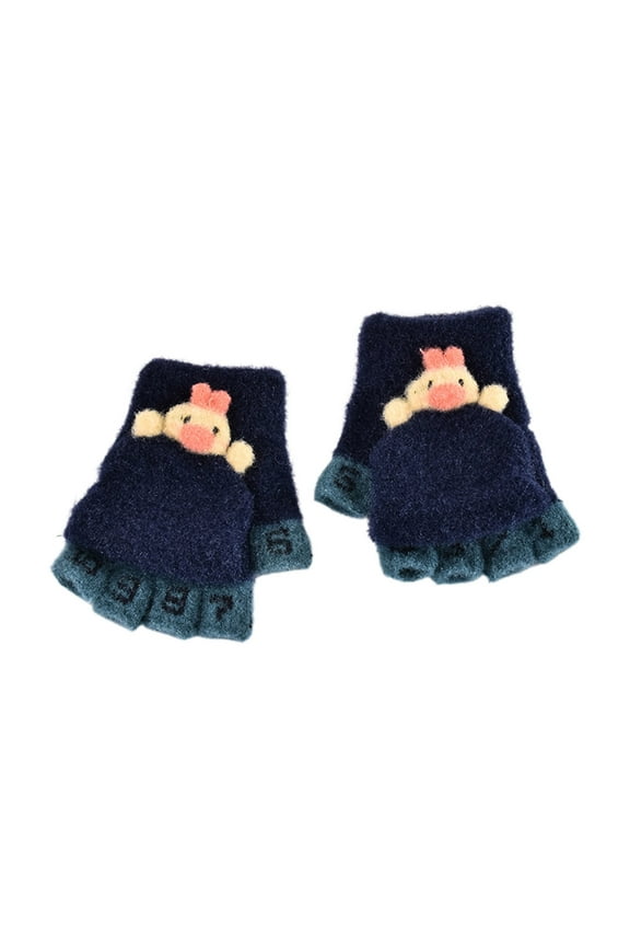 Kids Gloves Winter Winter Thermal Knit Gloves for Toddlers and Children with Soft Wool Material for Warmth and Comfort During Cold Weather Size:2-6 Years