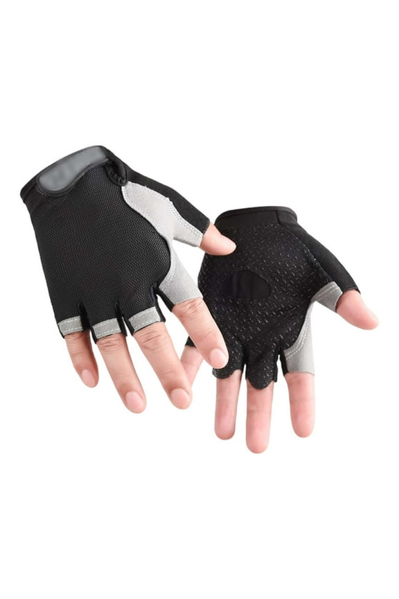 Kids Gloves Winter Youth Half Finger Sports Gloves for Outdoor Cycling Exercise and Play Size:6-8
