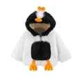 thumbnail image 1 of lnmuld Kids Penguin Animal Hooded Jacket Full Zip Soft Fuzzy Plush Costume Coat for Dress Up White,2-3 Years, 1 of 5