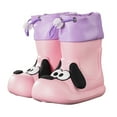 thumbnail image 1 of lnmuld Kids Rain Boots for Boys Lightweight Comfortable Outdoor Daily Wear Ankle Booties Toddler Youth Size:4-5 Years, 1 of 5