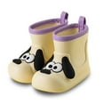 thumbnail image 1 of lnmuld Kids Rain Boots for Boys Lightweight Outdoor Daily Wear Comfortable Ankle Booties Toddler Youth Non- Sole Size:2-3 Years, 1 of 4