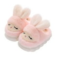 thumbnail image 1 of lnmuld Kids Slippers Cozy Winter Girls Slippers with Soft Sole Cartoon Indoor Footwear for Children Comfort and Daily Use Size:4.5-5 Years, 1 of 9