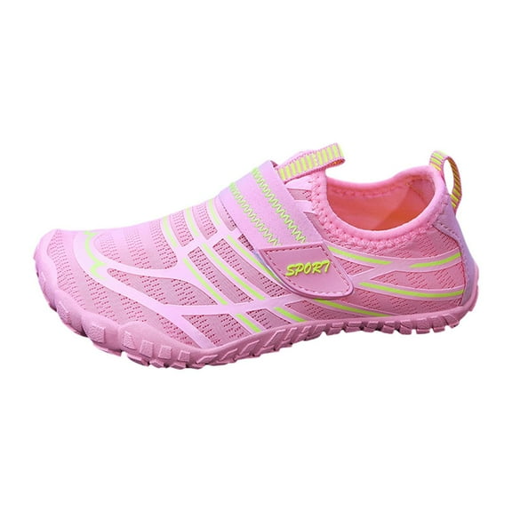lnmuld Kids Sneakers Kids Water Shoes Girls Sneakers Barefoot Lightweight Swim Beach Pool Sports Outdoor Play Shoes for Toddler and Youth Kids Sneakers Girls Size:2