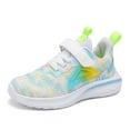 thumbnail image 1 of lnmuld Kids Sneakers Stylish Girls Mesh Running Shoes Fashionable Lace Up Design Comfortable Casual Footwear for Children Size：8-9 Years, 1 of 9