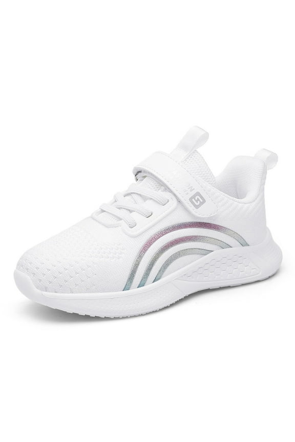 Kids Sneakers Stylish Girls Mesh Running Shoes for and Everyday Casual Wear with Superior Comfort Design Size:13.5