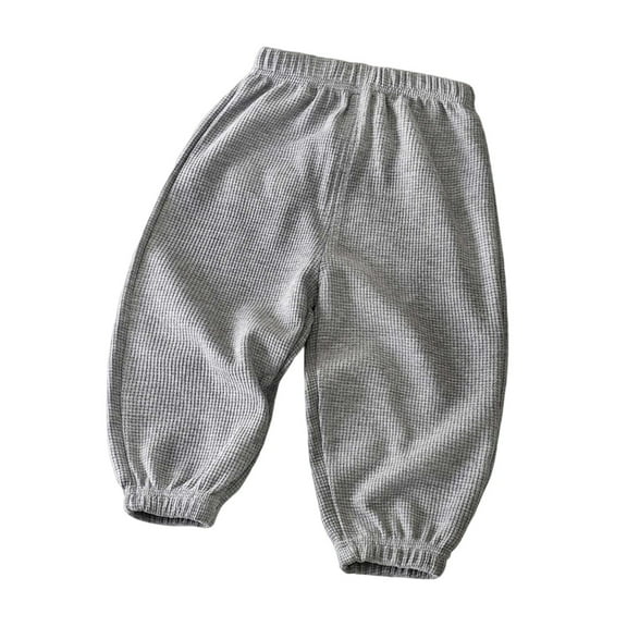 lnmuld Kids Snow Pants Children's Autumn Arrival Boys Girls Casual Pants Baby Fashionable All Long Pants Kids Solid Color Size:5 Years