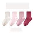 thumbnail image 1 of lnmuld Kids Socks Everyday Kids Crew Socks for Girls Soft Comfortable Athletic School Ankle Design with Non Grip Technology Multipack Assorted Colors Size:9-12 Years, 1 of 2