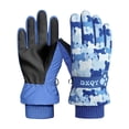 thumbnail image 1 of lnmuld Kids Winter Gloves Boys Girls Insulated Windproof Winter Mittens for Youth Children Outdoor Ski Snowboard Sports Size:4-8Years, 1 of 6