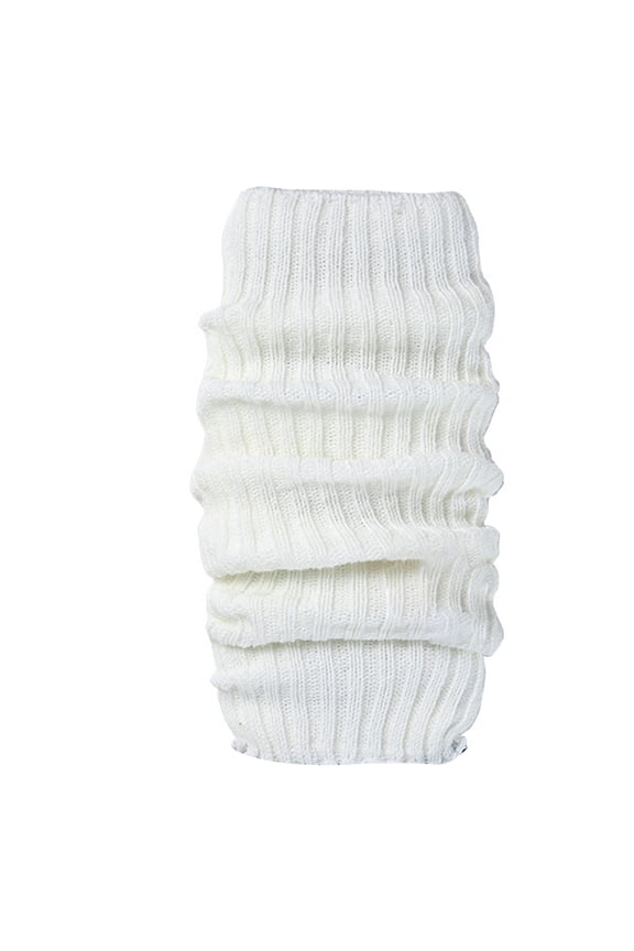 lnmuld Leg Warmer Socks Women's Knitted Solid Color Leg Warmers Thick Wool Foot Warmers for Party and Casual Wear Size:One Size