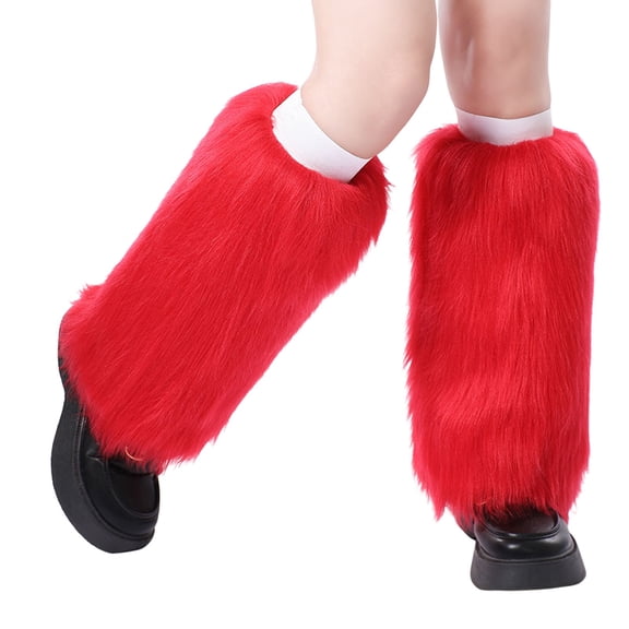 lnmuld Leg Warmer Socks Women's Winter Leg Warmers Soft Knitted Boot Ankle Sleeves for Cold Weather Comfort Size:One Size