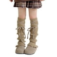 thumbnail image 1 of lnmuld Leg Warmers for Girls Knitted High Knee Loose Socks Comfortable Stretchable Winter Fall Fashion Accessories Size:One Size, 1 of 3