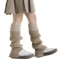 thumbnail image 1 of lnmuld Leg Warmers for Girls Knitted High Loose Socks Comfortable Kids Knee Warmers Soft Stretchy Winter Dance Accessories Size:One Size, 1 of 3