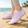 thumbnail image 1 of lnmuld Men Women Barefoot Shoes, Breathable Mesh Shoes for Water Yoga Fitness Color:Pink,Size:6, 1 of 5