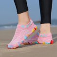 thumbnail image 1 of lnmuld Men Women Five Toe Shoes Barefoot Shoes for Water Yoga Fitness Hiking Color:Pink,Size:43, 1 of 9