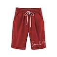 thumbnail image 1 of lnmuld Shorts for Girls Casual Shorts with Elastic Waistband and Pockets Lightweight Comfortable Solid Color Bottoms for Play Size:11-12 Years, 1 of 4