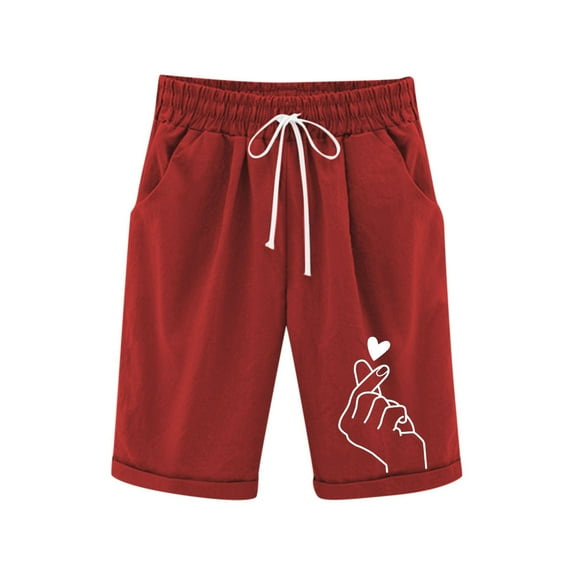 lnmuld Shorts for Girls Elastic Waist Casual Shorts Lightweight Comfortable Solid Color Pocketed Bottoms for Play and Everyday Wear Size:12-13 Years