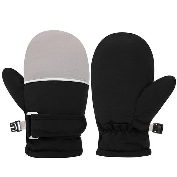lnmuld Snow Gloves for Kids Toddler Winter Mittens for Skiing and Play Insulated Kids Gloves with Secure Fit Size:4-10 Years