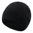thumbnail image 1 of lnmuld Solid Ribbed Knit Beanie Skull Cap Winter Hat for Men Women Size:One Size, 1 of 7