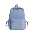 thumbnail image 1 of lnmuld Solid Simple Basic Nylon Backpack Unisex Student Large Capacity Middle High Elementary School Bookbag Back to School Supplies Size:One Size, 1 of 3