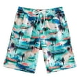 thumbnail image 1 of lnmuld Summertime Boys Swim Trunks with Compression Liner Bathing Suit for Youth Size:6-7 Years, 1 of 6