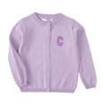 thumbnail image 1 of lnmuld Sweaters for Teens Baby Kids Girls Cardigan Long Sleeve Kid Button Sweater Girl Crew Neck Cardigans Sweater Size:3-4 Years, 1 of 3