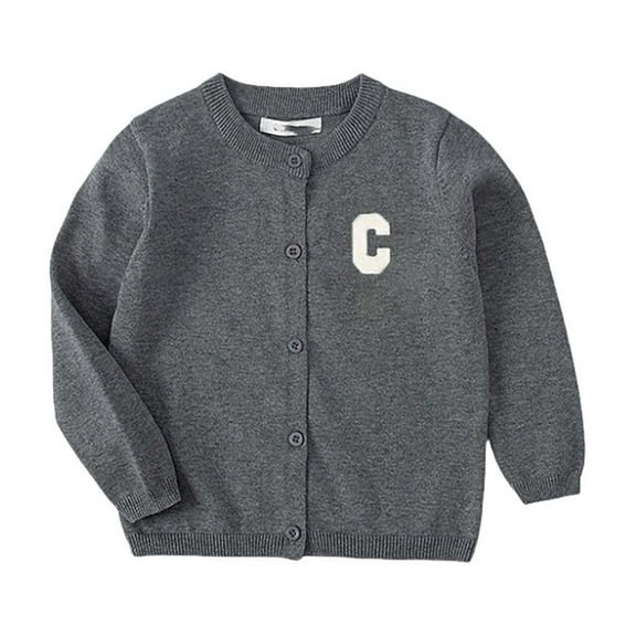 lnmuld Sweaters for Teens Baby Kids Girls Cardigan Long Sleeve Kid Button Sweater Girl Crew Neck Cardigans Sweater Size:7-8 Years