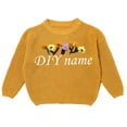 thumbnail image 1 of lnmuld Sweaters for Children's Diy Embroidered Pure Knitted Sweaters Names Custom Made Sweaters Size:6-9 Months, 1 of 2