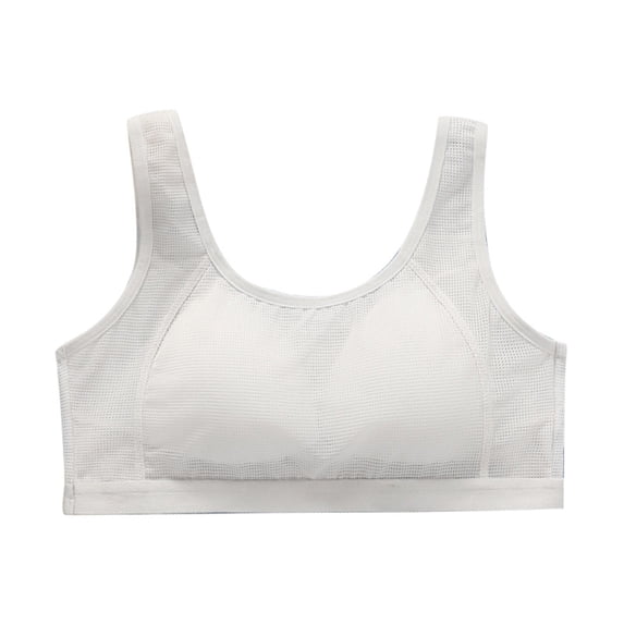 lnmuld Girls Kids Seamless Soft Breathable Sports Bra Training Crop Top Size:11-12 Years