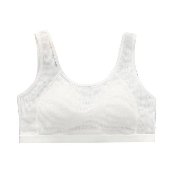 lnmuld Girls Kids Seamless Soft Breathable Sports Bra Training Crop Top Size:12-13 Years