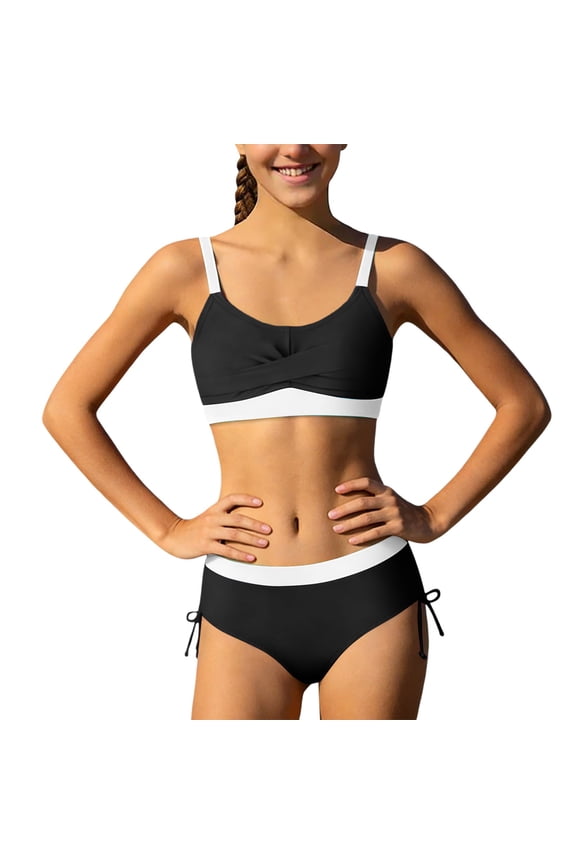 Teen Girls Two-Piece Bikini Swimsuit Set Size:13-14 Years