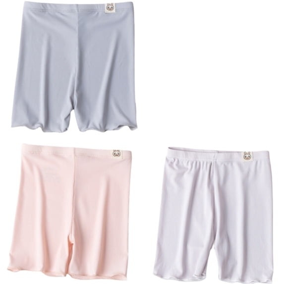 lnmuld Toddler Girls Kids 3PCS Summer Fashion Shorts Bowknot Lace Design Soft Breathable Size:8-9 Years