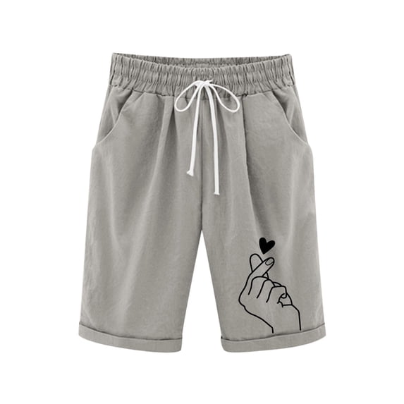 lnmuld Shorts for Girls Elastic Waist Casual Shorts Lightweight Comfortable Solid Color Pocketed Bottoms for Play and Everyday Wear Size:5-6 Years