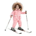 thumbnail image 1 of lnmuld Two Piece Outfits Insulated Kids Snowsuit Warm Winter Outdoor Gear for Cold Weather and Playful Adventures Size:5-6 Years, 1 of 9
