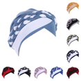 thumbnail image 1 of lnmuld Two Tone Braided Turban Hat Stretch Fashion Head Wrap Head Cover Size:One Size, 1 of 3
