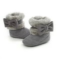thumbnail image 1 of lnmuld Winter Boots for Girls Baby Booties Soft Sole Warm Toddler Prewalker Winter On Boots with Elegant Bowknot Design for Boys and Girls, 1 of 7