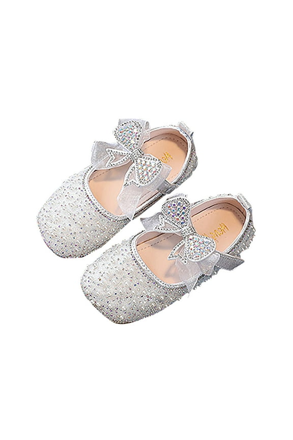 Winter Boots for Girls Performance Dance Shoes for Girls Sparkling Pearl Rhinestones Flexible Sole Lightweight Kids Footwear Ideal for Ballet Jazz Practice and Stage Performances