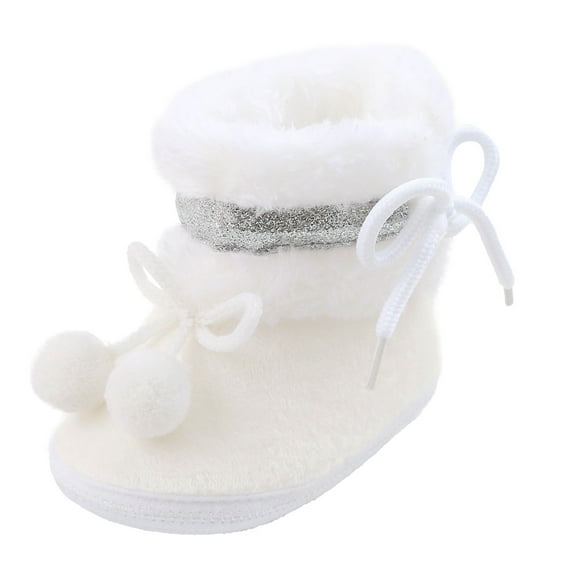 lnmuld Winter Boots for Girls Baby Fashion Flat Warm Boots with Soft Sole for Toddler Comfort and Winter Outdoor
