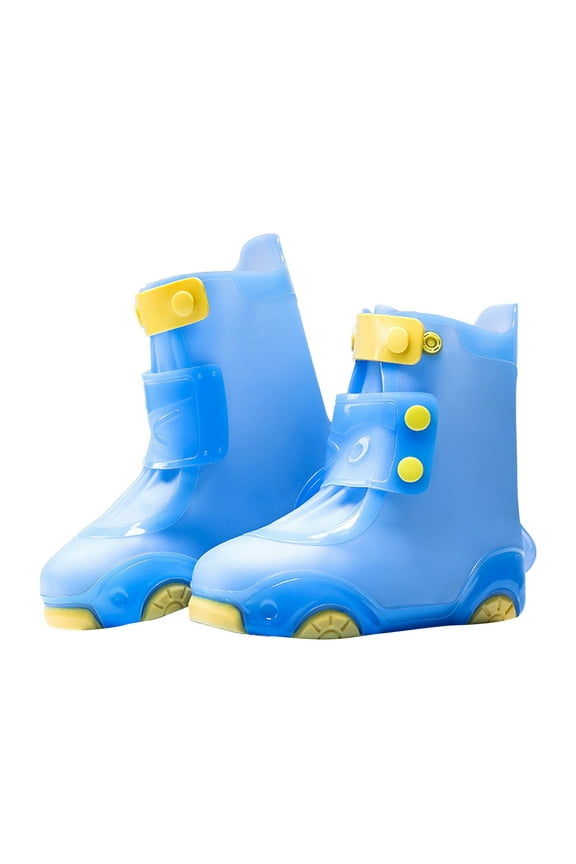 Winter Boots for Girls Durable Rain Shoe Covers Protective Reusable Galoshes for Kids Outdoor Play