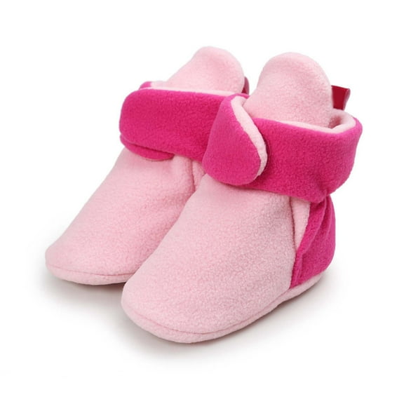 lnmuld Winter Boots for Girls Soft Booties for Girls and Boys with Non- Sole Design and Cozy Warm Winter Footwear Comfort