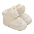 thumbnail image 1 of lnmuld Winter Boots for Girls Warm Soft Sole Booties Comfortable Toddler Home Footwear for Girls and Boys, 1 of 6